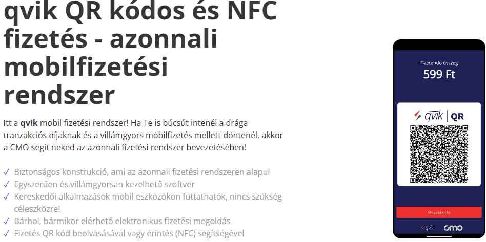 NFC fizetés mobillal